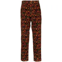 paul smith pantalon de costume à fleurs - multicolore