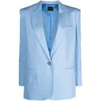 the andamane blazer oversize guia à simple boutonnage - bleu