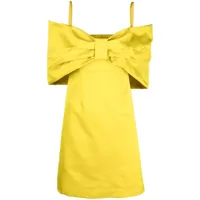p.a.r.o.s.h. robe à épaules dénudées - jaune
