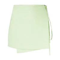 rejina pyo minijupe à design portefeuille - vert