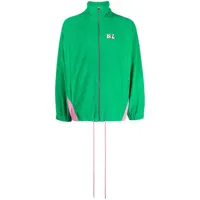 natasha zinko veste zippée à motif graphique - vert