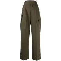 ralph lauren collection pantalon droit à poches cargo - vert
