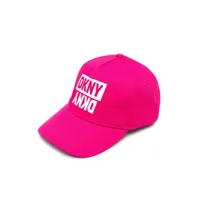 dkny kids casquette à logo imprimé - rose