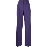 tagliatore pantalon palazzo à plis marqués - violet