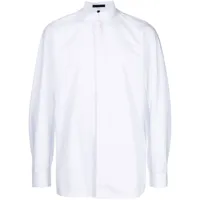 shiatzy chen chemise à col mao - blanc
