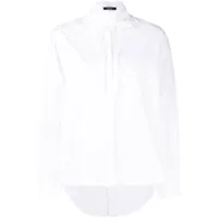 isabel benenato chemise en coton à manches longues - blanc
