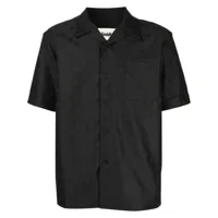 gmbh chemise à logo all-over - noir