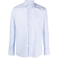 tagliatore chemise en lin mélangé - bleu