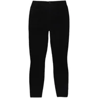 l'agence jean skinny monique en velours - noir