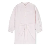 bonpoint robe-chemise beloved en coton - rose