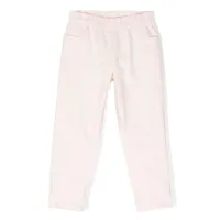 bonpoint pantalon fuselé à taille élastiquée - rose