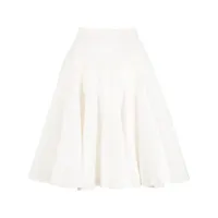 3.1 phillip lim jupe plissée à coutures contrastantes - blanc