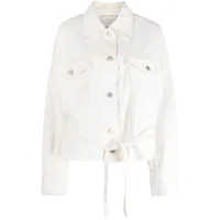 3.1 phillip lim veste en jean à coupe ample - blanc