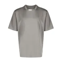 heron preston t-shirt à patch logo - gris