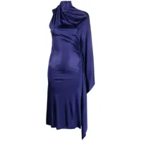 atlein jupe drapée à design asymétrique - violet