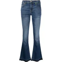 7 for all mankind jean bootcut à coupe slim - bleu