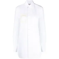 stella mccartney chemise à patch en crochet - blanc