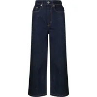 kenzo jean ample à taille haute - bleu