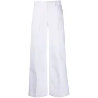 l'agence pantalon ample à détails de coutures - blanc