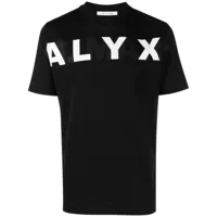 1017 alyx 9sm t-shirt en coton à logo imprimé - noir