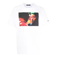 raf simons x wing shya t-shirt à imprimé photographique - blanc