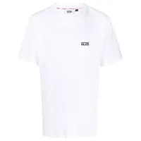 gcds t-shirt en coton à logo imprimé - blanc
