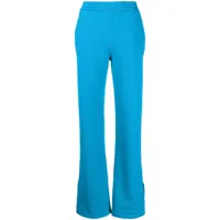 off-white pantalon de jogging à rayures diagonales - bleu