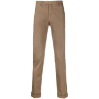 briglia 1949 pantalon de costume en coton - marron