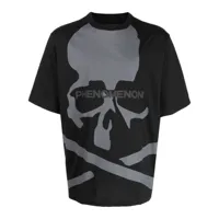 mastermind world t-shirt à imprimé tête de mort - noir