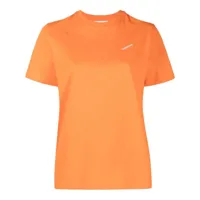 coperni t-shirt en coton à logo imprimé - orange