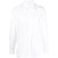 charles jeffrey loverboy chemise à fronces - blanc