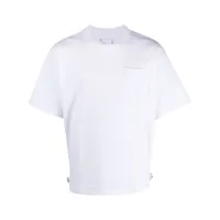 sacai t-shirt en coton à manches courtes - blanc