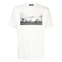 undercover t-shirt en coton à imprimé photographique - blanc