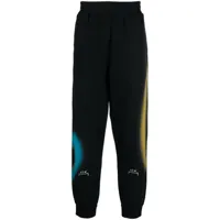 a-cold-wall* pantalon de jogging à imprimé graphique - noir