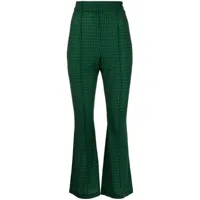 toga pulla pantalon court à imprimé graphique - vert