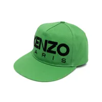kenzo casquette à logo brodé - vert