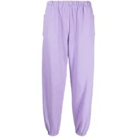 natasha zinko pantalon à détail de poche - violet