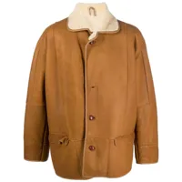 a.n.g.e.l.o. vintage cult veste à doublure lainée (années 1990) - marron