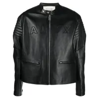 1017 alyx 9sm veste de moto en cuir - noir