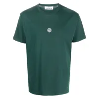 stone island t-shirt à logo imprimé - vert