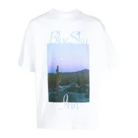 blue sky inn t-shirt à imprimé photographique - blanc