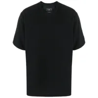 y-3 t-shirt en coton à patch logo - noir