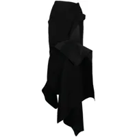maticevski jupe taille haute à design asymétrique - noir