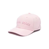 canada goose casquette à logo embossé - rose