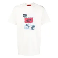 424 t-shirt à logo imprimé - tons neutres