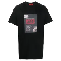 424 t-shirt à logo imprimé - noir