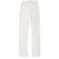 re/done jean skinny à taille haute - blanc