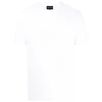 giorgio armani t-shirt en coton - blanc