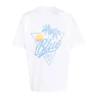blue sky inn t-shirt à imprimé graphique - blanc