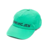 moncler grenoble casquette à plaque logo - vert